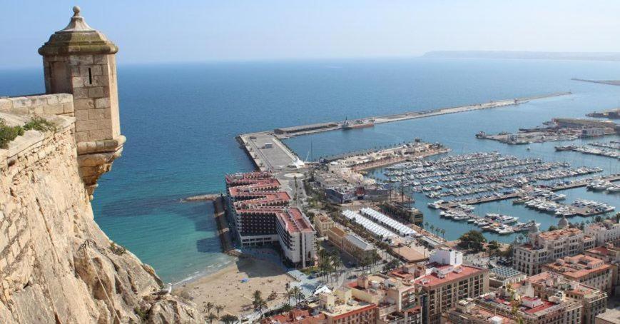 Flamenco, Apartamento Exclusivo De Dos Habitaciones En El Pleno Del Casco Antiguo, Alicante, Playa, Centro Historico, Rambla Exteriör bild